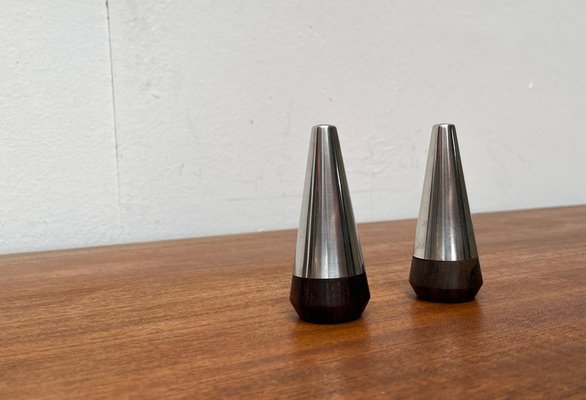 Mid-Century Danish Pepper and Salt Shakers from A&B Lundtofte
