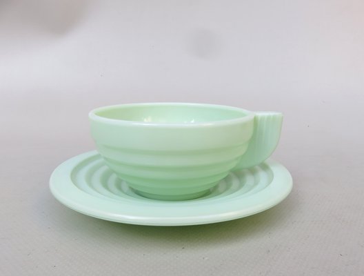 Art deco top cup and saucer