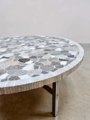Round mosaic coffee table deals