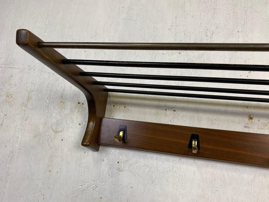Mid Century Wardrobe with Hat Rack for sale at Pamono