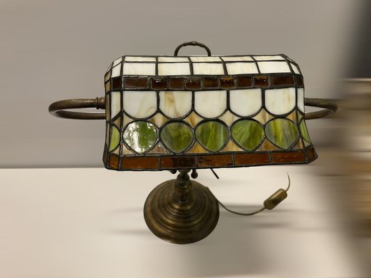 最大15%OFFクーポン Bronze Tiffany Resin Desk Lamp, 1970s for sale at Pamono コレクション