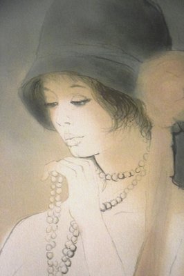 Bernard Charoy, Portrait of Young Nude Woman, Lithograph for sale Bernard Charoy, Portrait of Young Nude Woman, Lithograph for sale