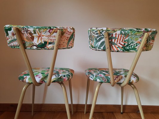 Vintage floral outlet dining chairs