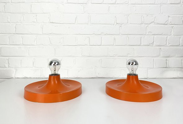 Mid-Century Space Age Wall Disc Light from Teka, Germany, 1960s