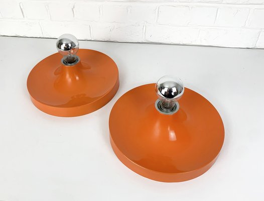 Mid-Century Space Age Wall Disc Light from Teka, Germany, 1960s