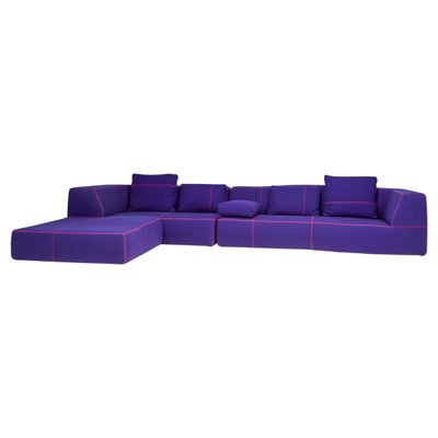 Lila Bend Modulares Dreiteiliges Sofa, Patricia Urquiola von B&b Italia /  C&b Italia zugeschrieben bei Pamono kaufen