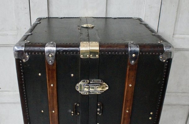 Bespoke Antique Steamer Trunk Wine Table Storage 
