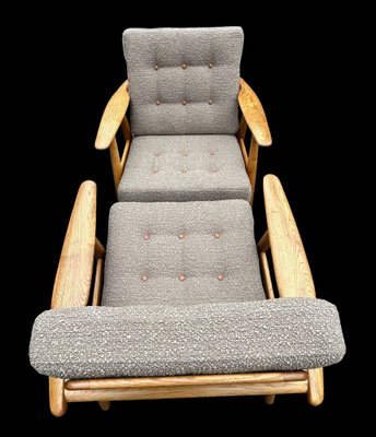 Set of Model GE240 Cigar Chairs by Hans Wedgner for Getama Set of Model GE240 Cigar Chairs by Hans Wedgner for Getama