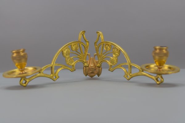 Art nouveau sconce deals