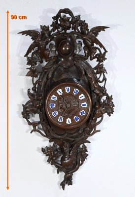 Renaissance Uhr aus Eiche, 1890er bei Pamono kaufen