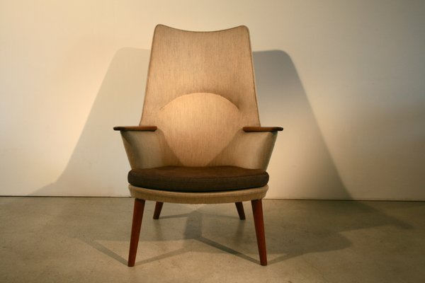 Butaca Mama Bear Danesa Mid Century De Hans Wegner Para Johannes