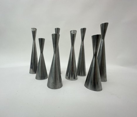 Minimalistische Vintage Kerzenständer von Erika Pekkari für Ikea, 1990er, 8 . Set bei Pamono kaufen