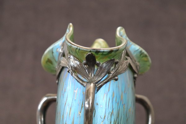 Art Nouveau Vase by Moritz Hacker and Johann Loetz Witwe, 1900s