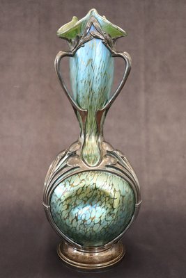 Art Nouveau Vase by Moritz Hacker and Johann Loetz Witwe, 1900s