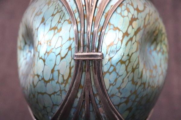 Art Nouveau Vase by Moritz Hacker and Johann Loetz Witwe, 1900s