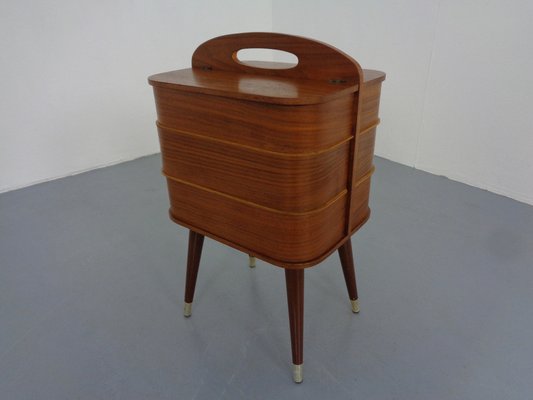 Vintage Wooden Sewing Box, 1950s for sale at Pamono