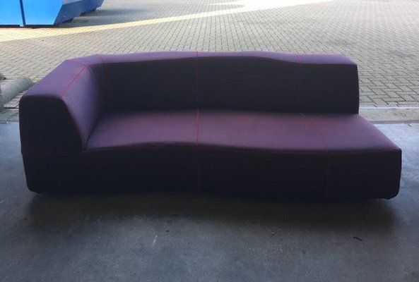 Minimalist Purple Suede Lounge Chairs by Patricia Urquiola for Moroso,  2002, Set of 2 for sale at Pamono