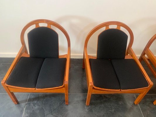 Argos Dining Chairs from Baumann France 1980s Set of 4 for sale at Pamono