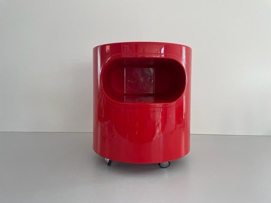 Giano Giano Vano Round Red Side Table by Emma Gismondi