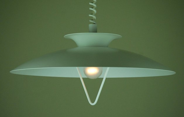 Rise and Fall Pulley Pendant Lamp for Fog Morup, Denmark, 1970s