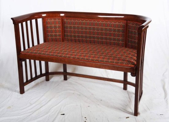 Antique Bentwood Settee By Josef Hoffmann For Thonet For Sale At Pamono