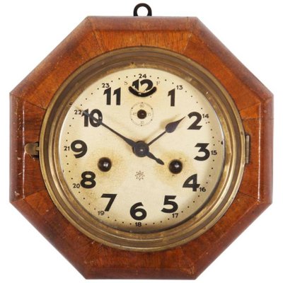 Art Deco Wall Clock from Junghans for sale at Pamono