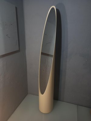 Floor Mirror Model Unghia Nail Lipstick in Beige for sale at Pamono