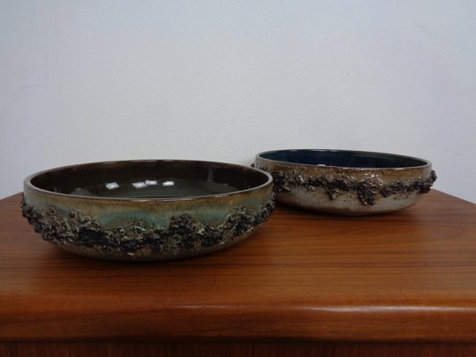 Glit Lava Ceramics Bowls & Vases by Ragnar Kjartansson, 1960s, Set 