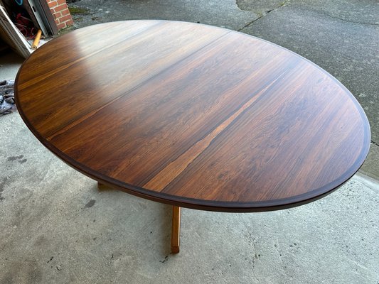 Mid century modern rosewood dining table deals