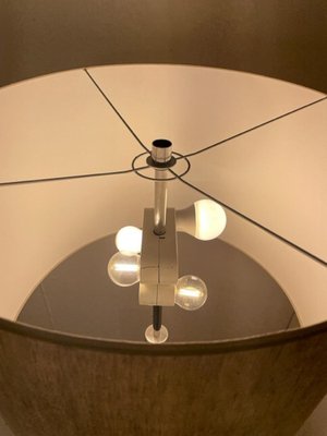 Mid century chrome sale lamp