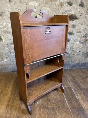 Art Nouveau Oak Bureau for sale at Pamono