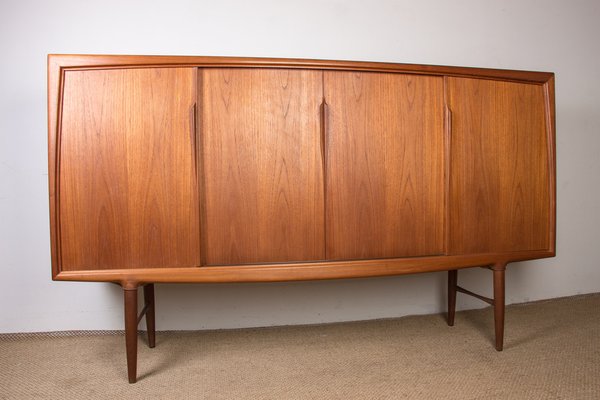 Teak Sideboard for Omann Jun M belfabrik 1960s
