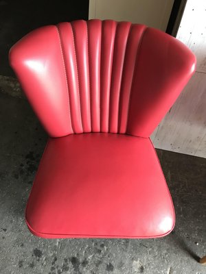 Red cocktail chair discount