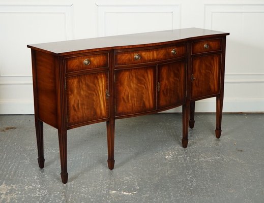 Flamed Hardwood Buffet Sideboard from Bevan Funnell. 1970s for