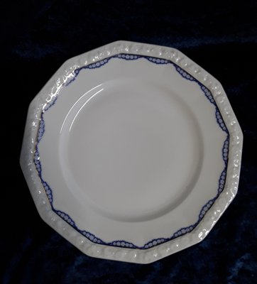 Essensteller Maria Serie mit blauem Dekor von Rosenthal, 1930er, 6er Set bei Pamono kaufen