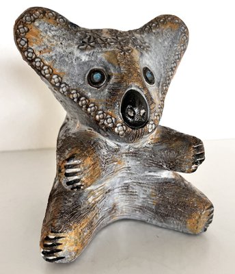 Koala Bear Savings Box by Aldo Londi for Bitossi, Italy, 1960s for