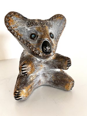 Koala Bear Savings Box by Aldo Londi for Bitossi, Italy, 1960s for