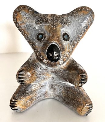 Koala Bear Savings Box by Aldo Londi for Bitossi, Italy, 1960s for
