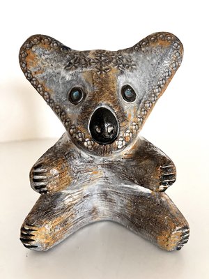 Koala Bear Savings Box by Aldo Londi for Bitossi, Italy, 1960s for
