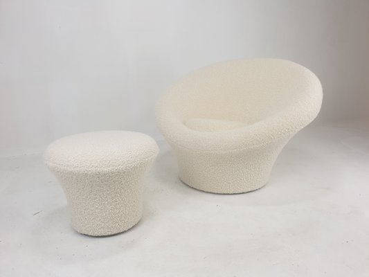 Big Mushroom Armchair and Pouf by Pierre Paulin for Artifort Set