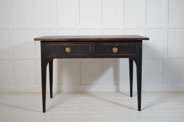 Mid 19th Century Swedish Painted Table Top Writing Desk for sale at Pamono