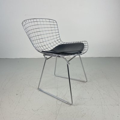 Side Chair in Chrome by Harry Bertoia, 1950s for sale at Pamono Side Chair in Chrome by Harry Bertoia, 1950s for sale at Pamono