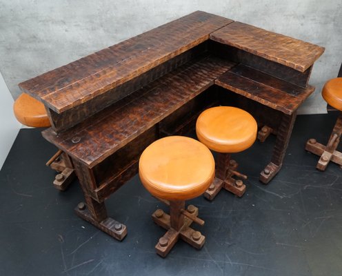 Corner bar table and chairs store