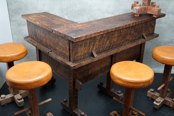 Corner bar table set shop