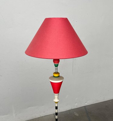 Vintage French Floor Lamp from Olivier Villatte, 1980s for sale at