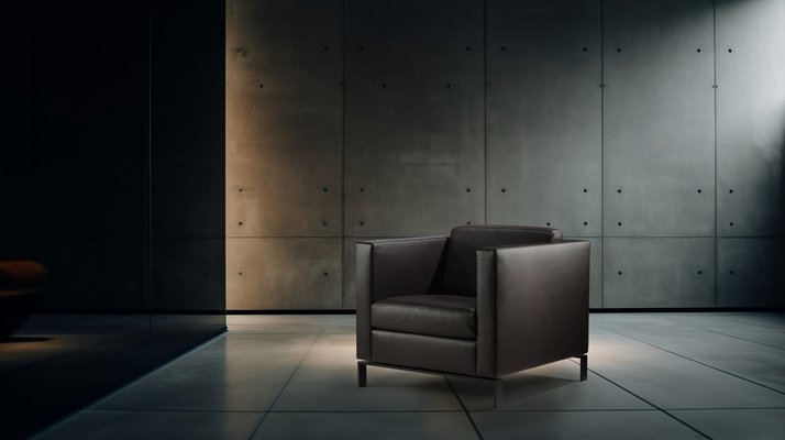 Foster 500 Dark Chocolate Leather Armchair by Norman Foster for