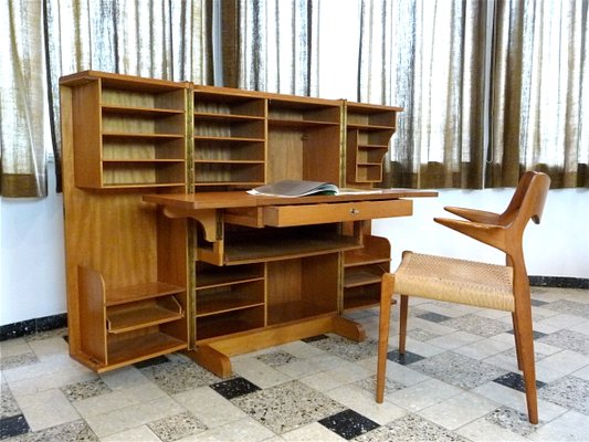 Folding Desk Cabinet From Mummenthaler Meier 1950s For Sale At