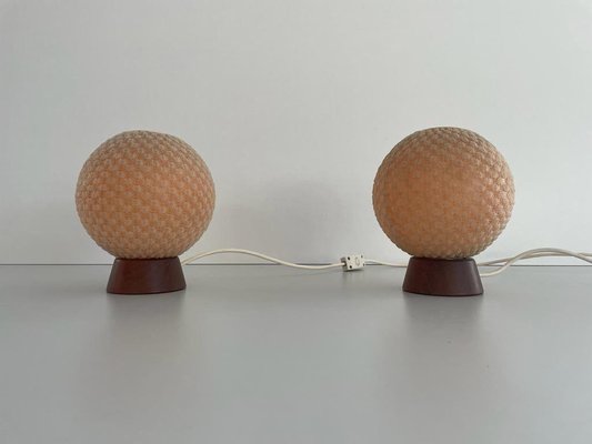 Teak Ball Table Lamp Teak Ball Table Lamp