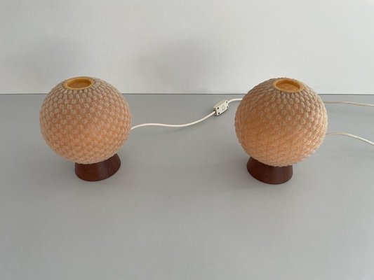 Teak Ball Table Lamp Teak Ball Table Lamp