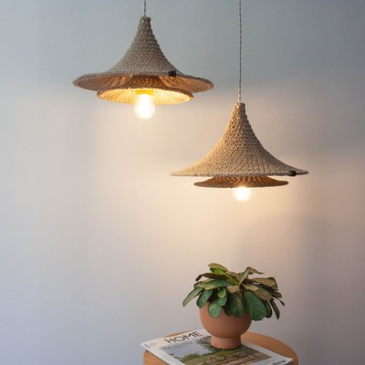 LAYERS Handmade Crochet Lamp